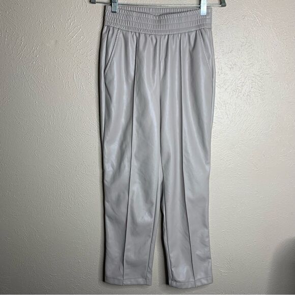 Maison d' Amelie Paris Faux Leather Pull On Pants - Picture 3 of 11